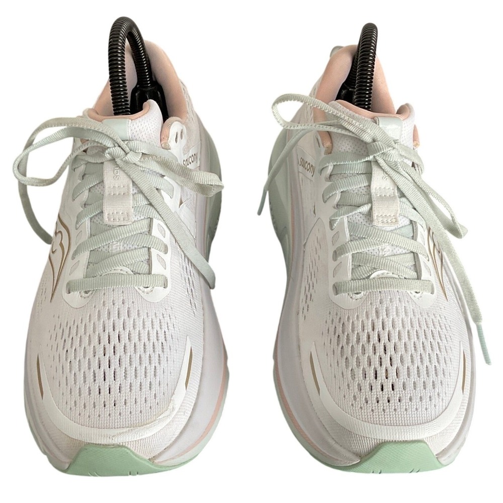 Saucony Guide 16 Womens Running Shoes White Beige Mint S10998-220 Size 7